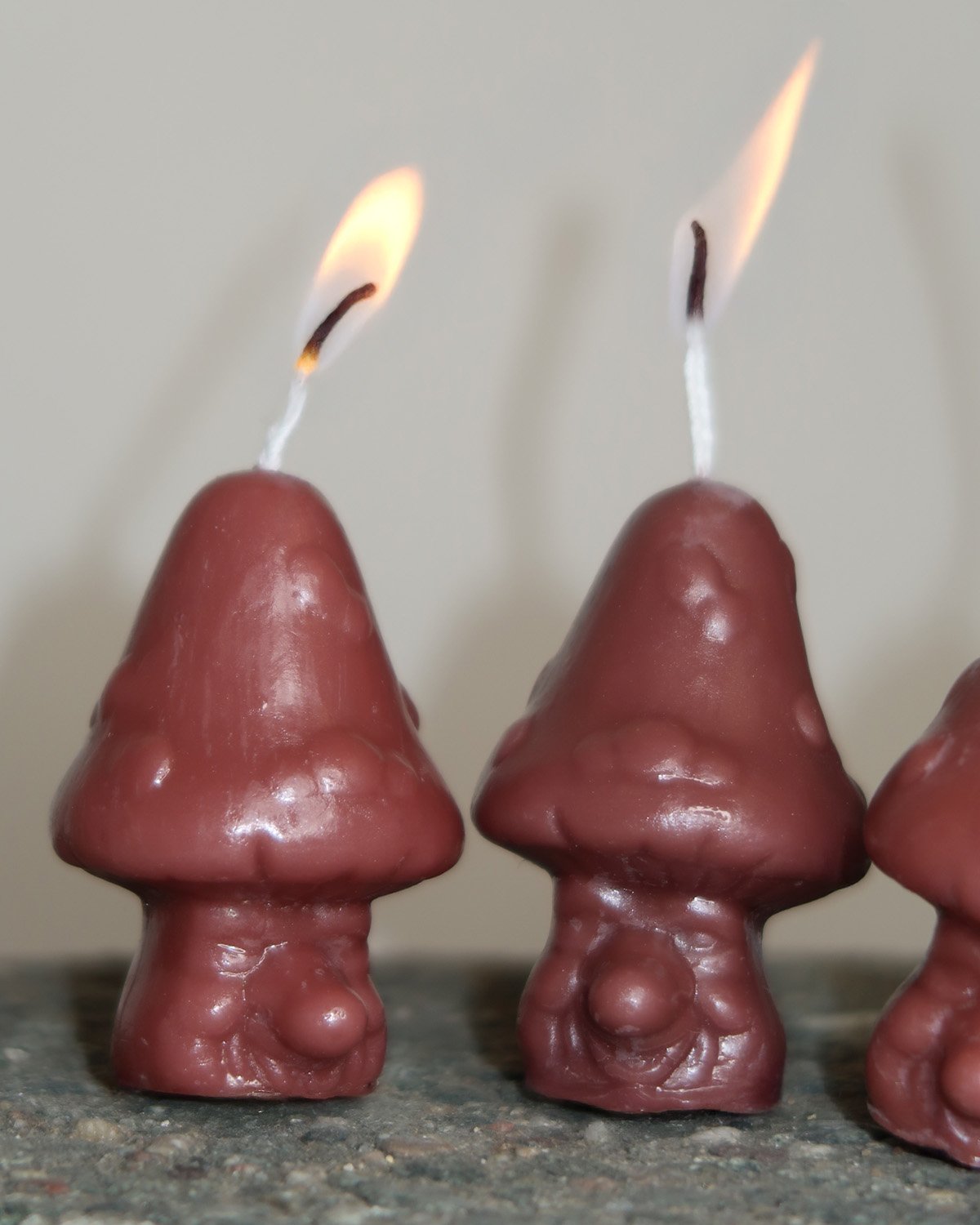 Mini Mushroom Candle