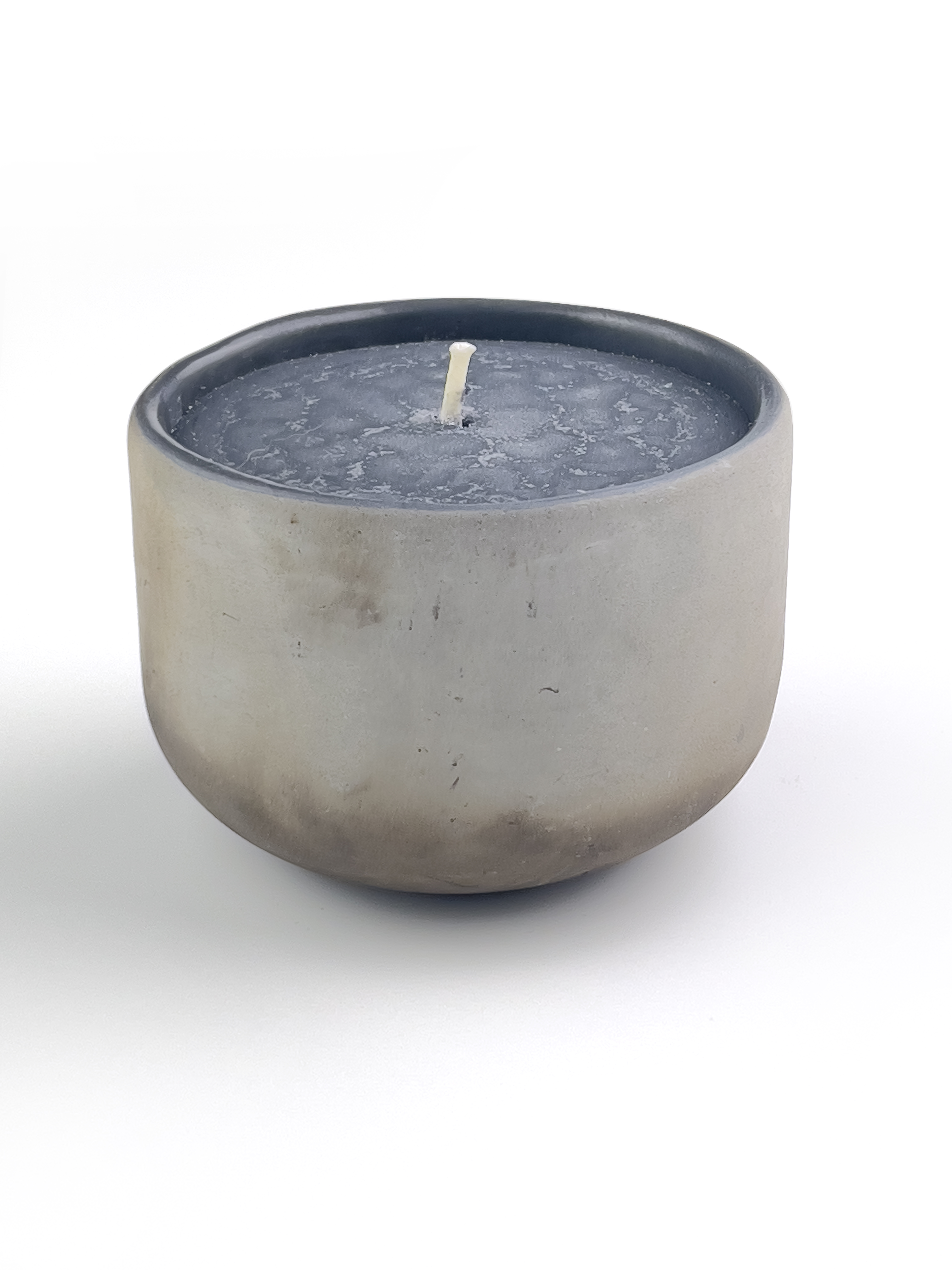 DUST 01 Artisanal Scented Candle in Raku Ceramic | Soft Leather, Rosemary & Incense | 175g